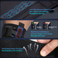 Hinged Knee Brace with Removable Aluminum Supports and Gel Cushioning, Adjustable Straps