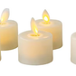 LED Votive Candles with Remote and Flickering Warm Glow, 6-Pack Waterproof