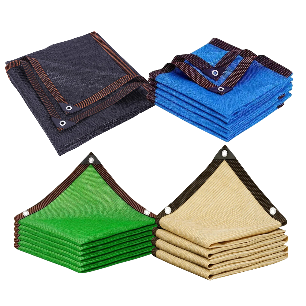 Mesh Shade Sail with Metal Grommets and UV Protection for Patios