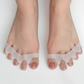 Silicone Toe Separators with Flexible Gel Material and Adjustable Spacing