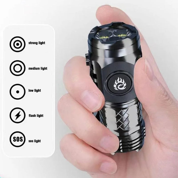 Three-Eyed Monster Mini Flash Super Power LED Flashlight