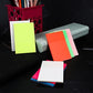 Clear Sticky Notes for Study and Work, 3x2 Inches, 400 Sheets, 7 Colors