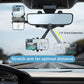 Rotatable and Retractable Car Phone Holder 360 Degree Rear View Mirror Mount