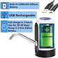 Automatic Water Dispenser for Bottled Water, USB Rechargeable Touch Control