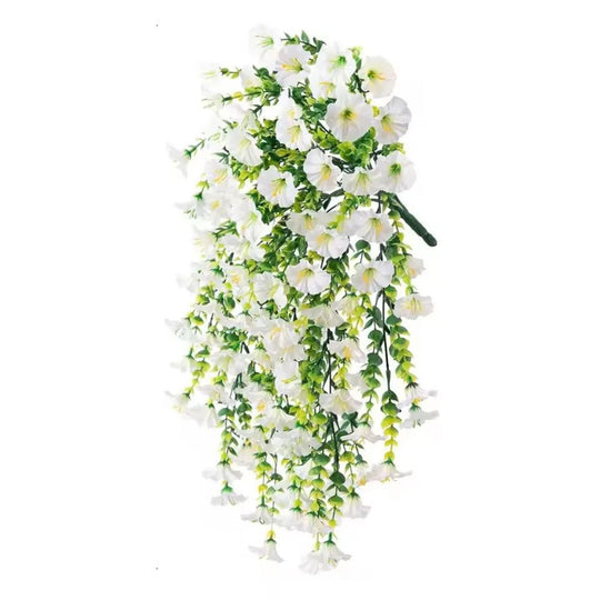 UV Resistant Artificial Morning Glory Hanging Decor
