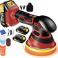 Battery Powered Orbital Buffer for Auto Paint Correction with Multiple Foam Pads