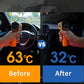 55in x 31in 2026 Heat Reflective Front Window Automotive Glass Sunshade - Blocks 99% Heat, Universal Fit for Cars & SUVs, Vehicle Accessories, Summer Car Visor Accessory Car Privacy Curtain allveramart