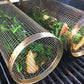 Rotating Grill Basket with Secure Latch and Stainless Steel Mesh, Dishwasher Safe