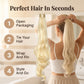Ponytail Extension with Clip Attachment and Invisible Hairpins, Storage Bag Included