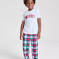 Festive Pajama Pants for Kids with Elastic Waist and Full Length Coverage