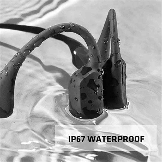 Waterproof Bone Conduction Bluetooth Headphones Stereo Wireless