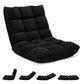 Floor Chair with 14 Locking Positions and Foam Padding, Steel Frame Support