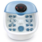 Foot Bath with Bubble Jets and Vibration Massage Rollers, Heated Water