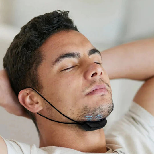 Smart TENS Anti Snoring Chin Strap Device