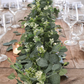 Faux Eucalyptus Garland with Silk Leaves and Flexible Stems, 70.8 Inches