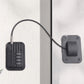 Password Protected Refrigerator Door Lock with Adjustable Strap and Adhesive Installation