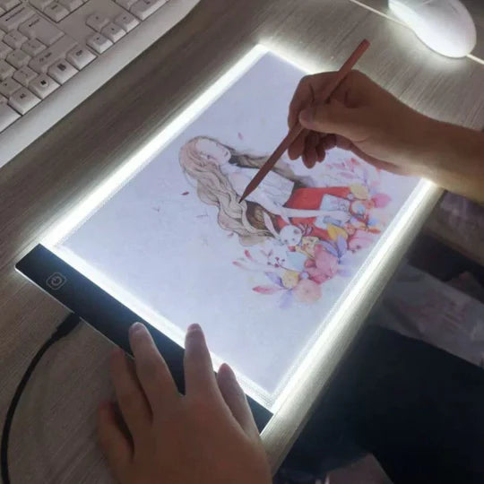LED Drawing Tablet, Ultra-Thin Light Pad for Tracing and Sketching