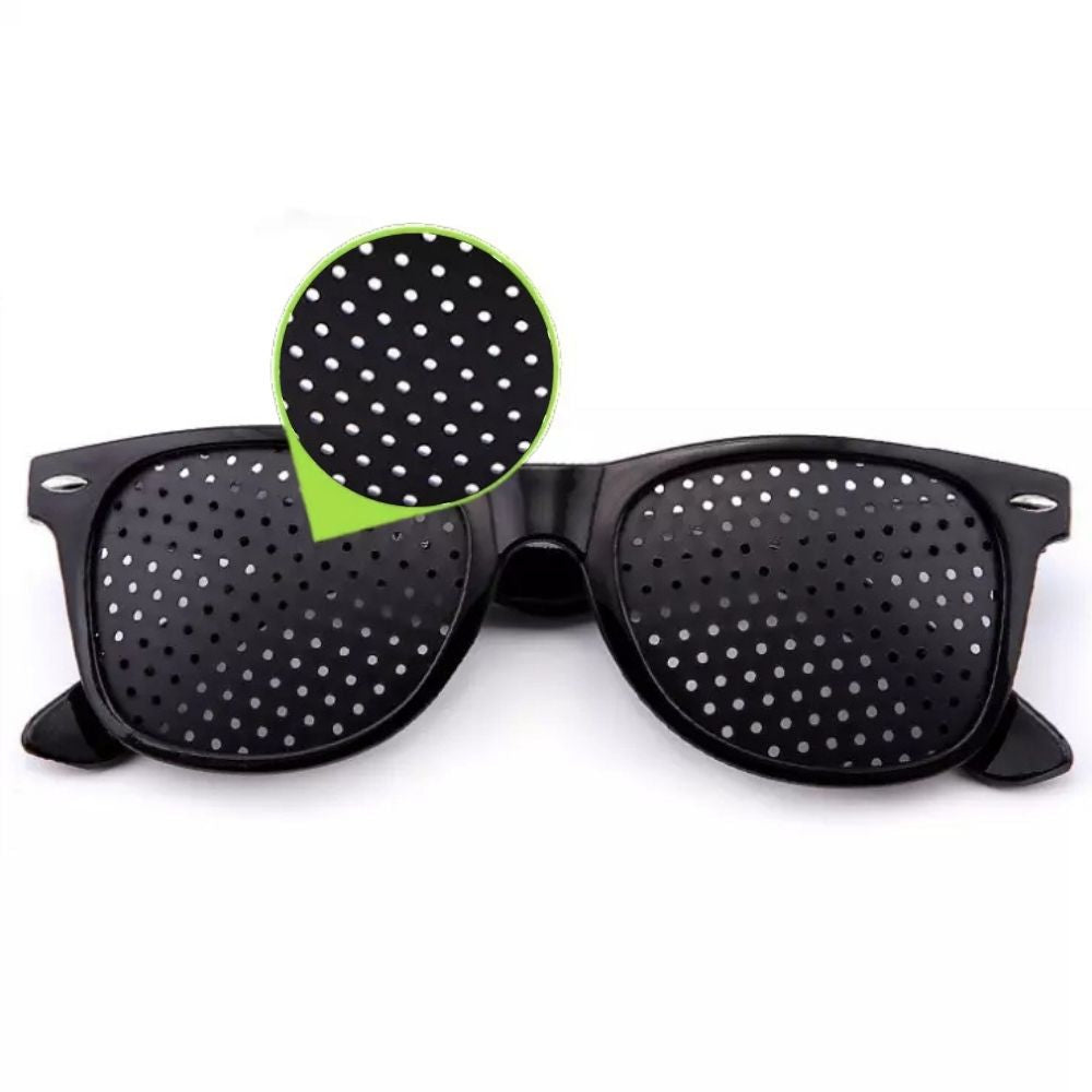 Pinhole Glasses with Precision Aperture Design for Eye Strain Relief
