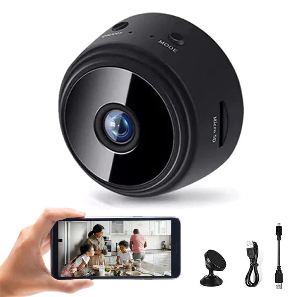 Compact 1080p Magnetic WiFi Mini Security Camera