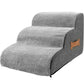 Pet Stairs with High Density Foam and Removable Washable Cover, Gentle  Incline