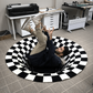 3D Vortex Illusion Rug With Anti-Slip Soft Polyester Surface
