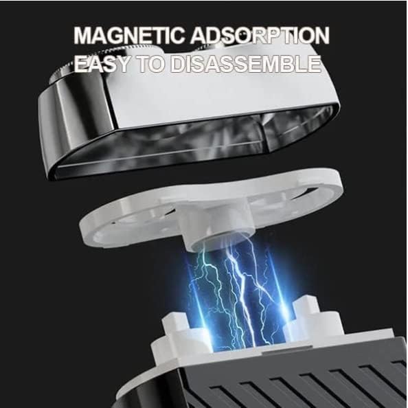Dual Rotary Head Shaver with Floating Blade System and Wet Dry Use