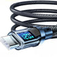 Type-C Fast Charging Cable 120W with LED Display