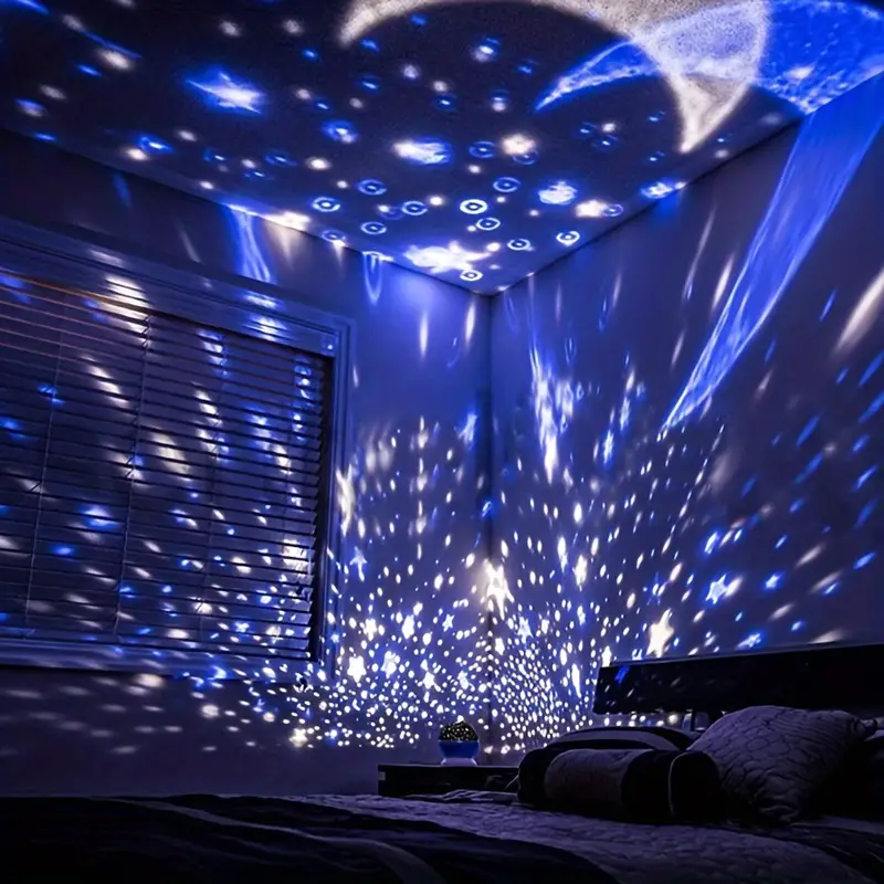 Calming Star Projector Night Light with Music for Soothing Indoor Atmosphere