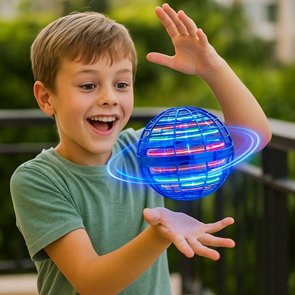 LED Glow Play Ball with Rechargeable Battery and Aerodynamic Flight Design