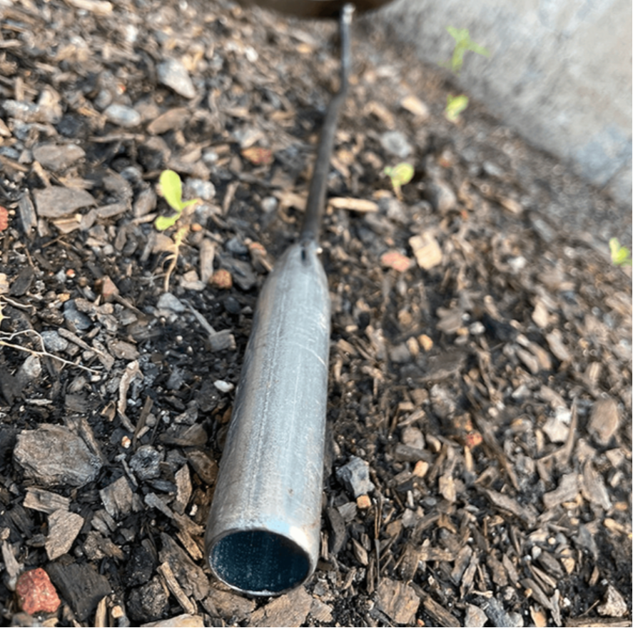 Steel Garden Hoe with Sharp Cutting Edges and Non-Slip Handle, Extension Rod Compatible