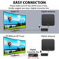 Indoor HDTV Antenna with 37dB Signal Amplifier and 10ft Cable