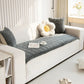Sofa Cover with Anti Slip Backing and Machine Washable Polyester, Striped Pattern
