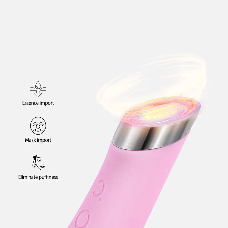 Electric Facial Cleansing Silicone Brush, Heatable Vibrating Face Scrubber with Massage, Silicone Face Scrubber for Women & Men, Electric Facial Cleanser for Deep Cleansing, Gentle Exfoliating.SummerWins DealsForYouDays allveramart