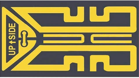 Antenna Signal Sticker with Gold Finish and Adhesive Installation for Wireless Devices
