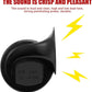 Dual-Tone Vehicle Horn with Universal Bracket and Wiring Harness, Weather Resistant 12V