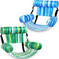 Inflatable Pool Lounger with Mesh Seat and Adjustable Straps, Set of 2