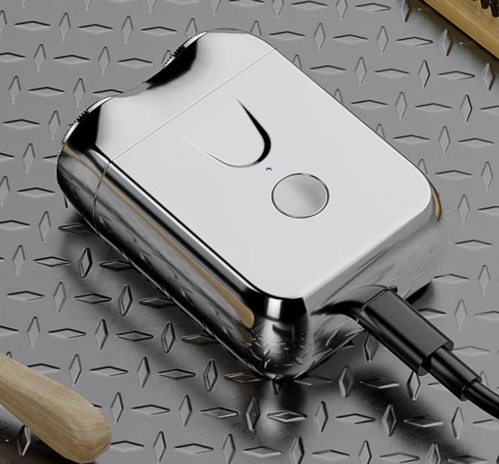 Dual Rotary Head Shaver with Floating Blade System and Wet Dry Use