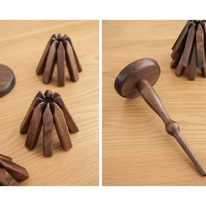 Artistic Walnut Tree Table Mat marnetic