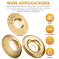 Tungsten Carbide Grinding Disc Set for Angle Grinder with Flat, Beveled and Arc Profiles