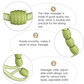 Leg Compression Massager with Twelve Massage Points and Adjustable Straps for Calves to Thighs