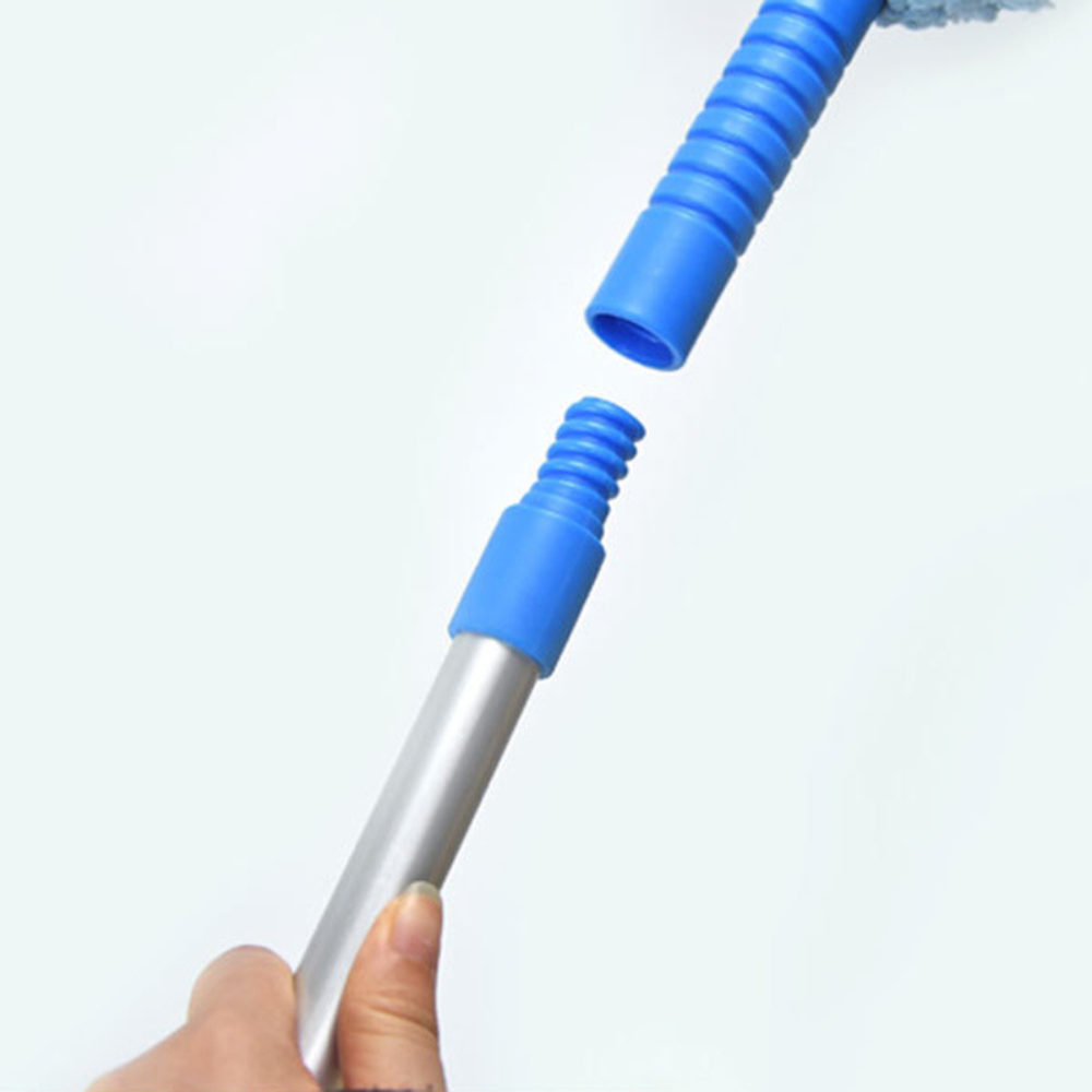 Extendable Ceiling Fan Duster with Bendable Microfiber Head and Aluminum Pole