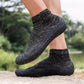 Aqua Socks with Rubber Grip Sole and Fast Drying Textile, Drainage System