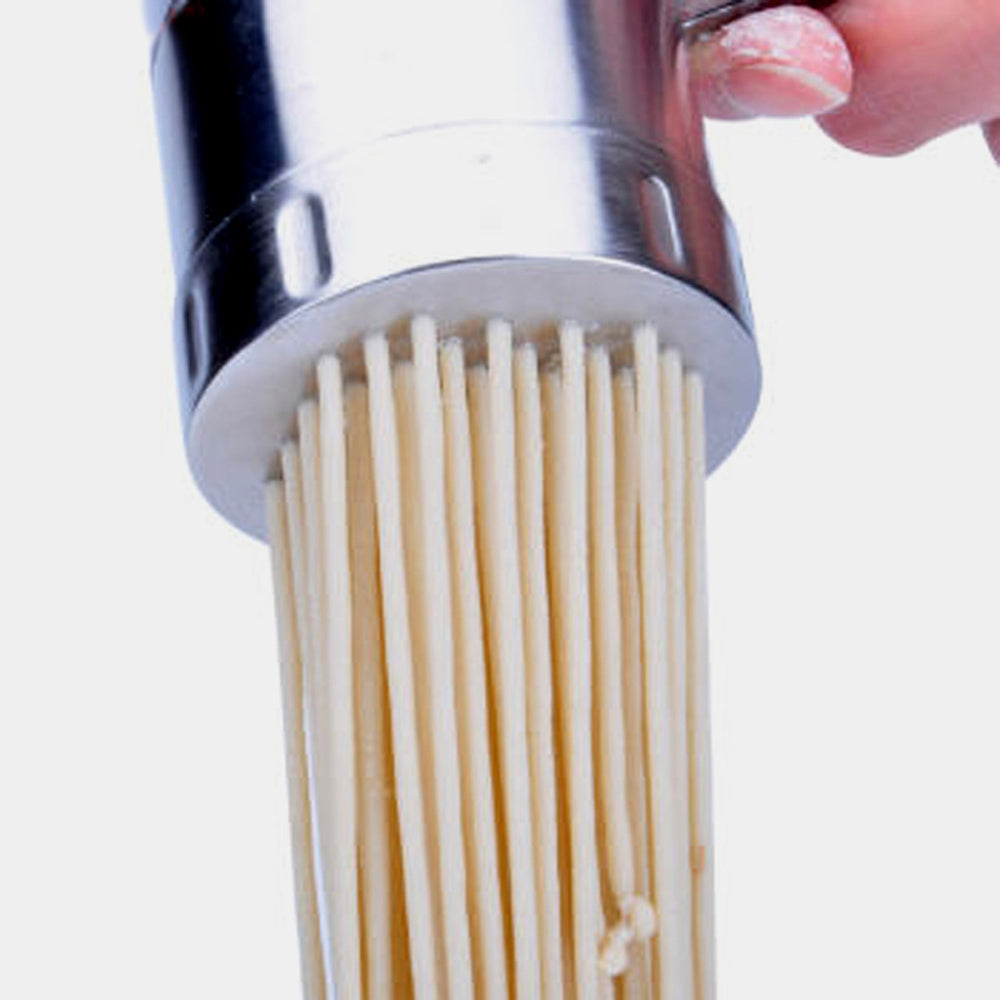 Manual Pasta Maker with Stainless Steel Rollers and Counter Clamp