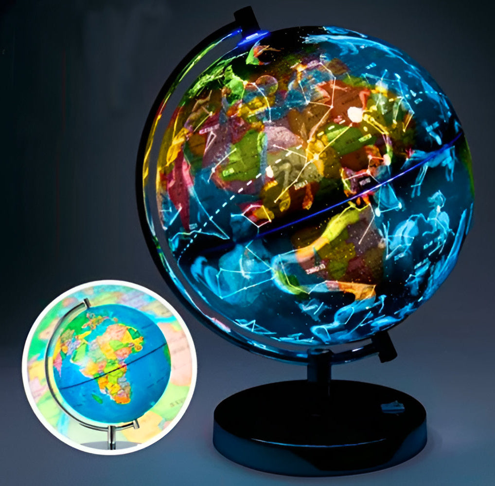 Levitation Globe with 12 Constellation Displays and LED Night Light