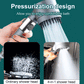 High Pressure Showerhead with Micro Hole Design and Nine Layer Filter, Pause Button