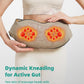 Abdominal Massager with Dual Rotating Heads and Heat Function, 9.8 Inch Width