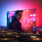 LED TV Backlight with Dual Edge Cameras and RGBIC High-Density LEDs, 21ft for 98-100in TVs