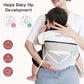 Adjustable Baby Carrier Wrap with Mesh Airflow and Padded Straps, Multiple Positions