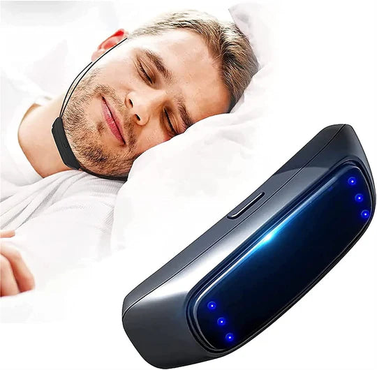 Smart TENS Anti Snoring Chin Strap Device