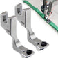 Invisible Zipper Presser Foot with Adjustable Width and Grooved Guides for #3-5 Zippers
